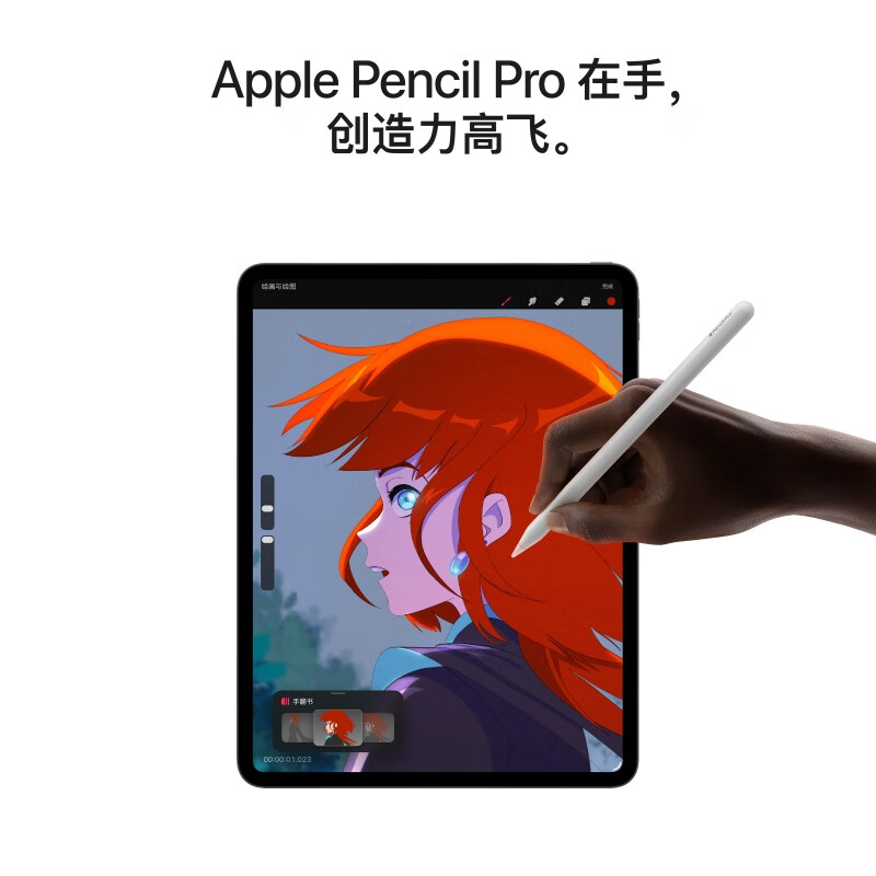 Apple/苹果 iPad Pro13英寸 M5芯片 2025年新款平板电脑 256G WLAN版 深空黑色
