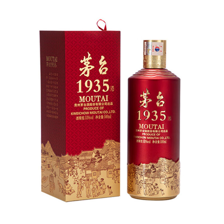 茅台 1935 酱香型白酒 53度 500ml 单瓶装